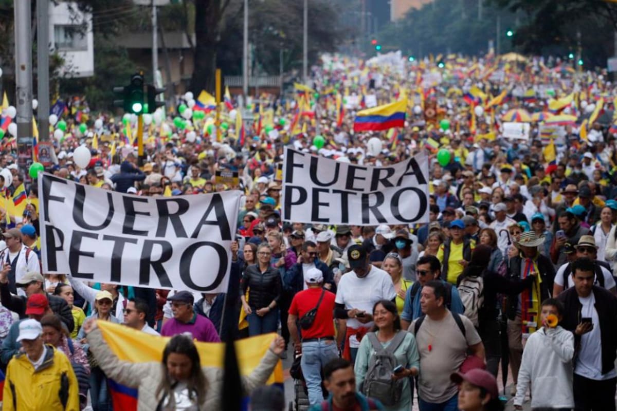 Lo bueno, lo malo y lo feo: balance de protestas contra gobierno Petro