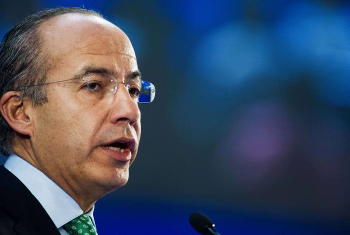 Felipe Calderón, expresidente de México. AFP PAUL J. RICHARDS