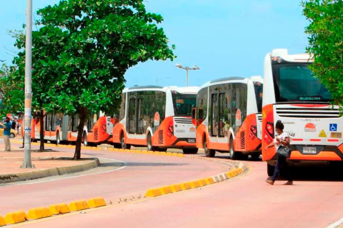 ¡Pilas! Desvíos en rutas de Transcaribe por movilización del Día del Trabajador