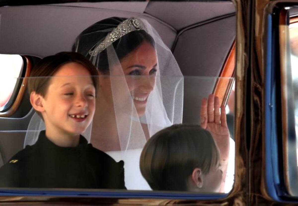 Momentos de la boda del príncipe Enrique y Meghan Markle. AP