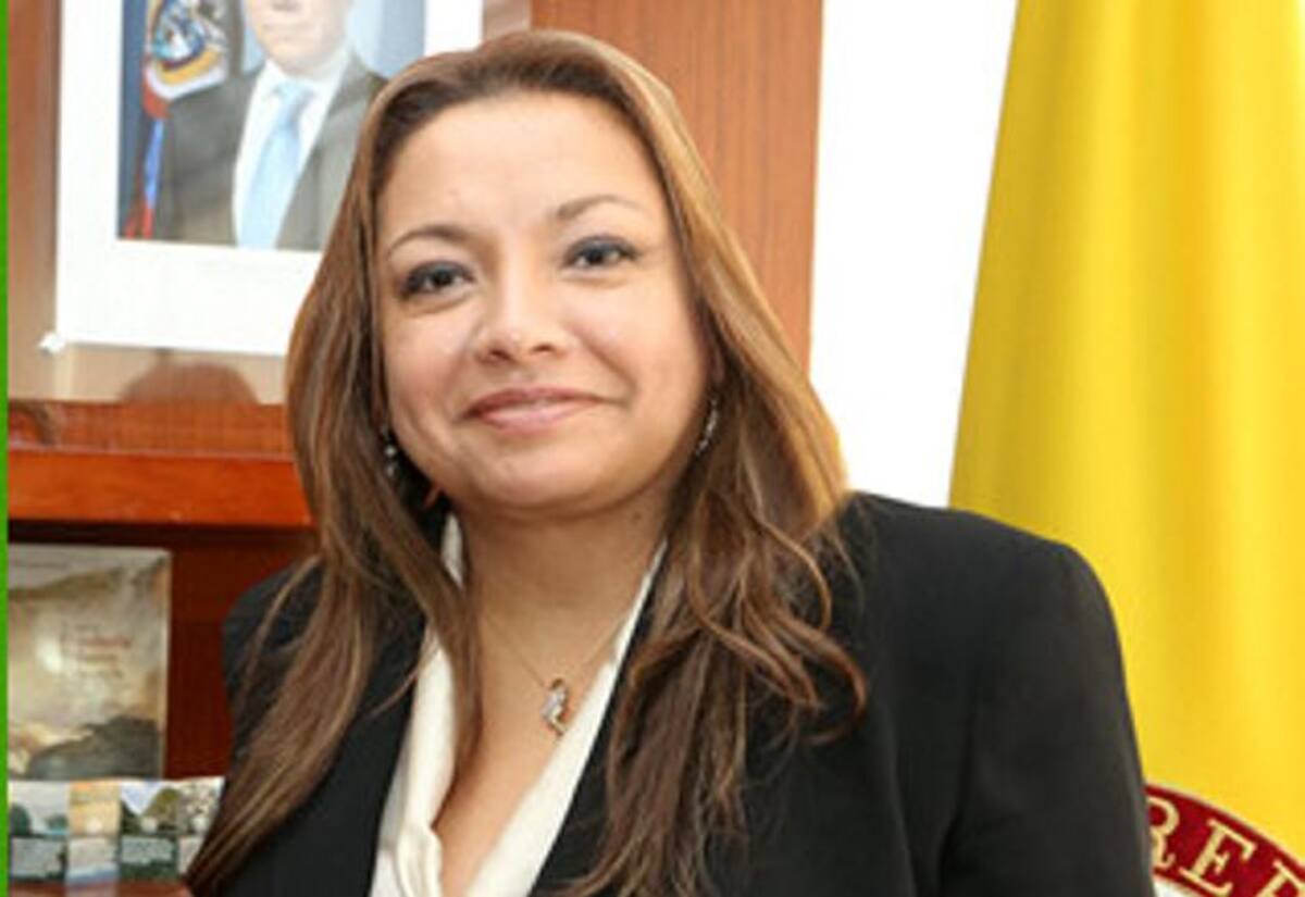 Luz Helena Sarmiento, ministra de Ambiente. ARCHIVO