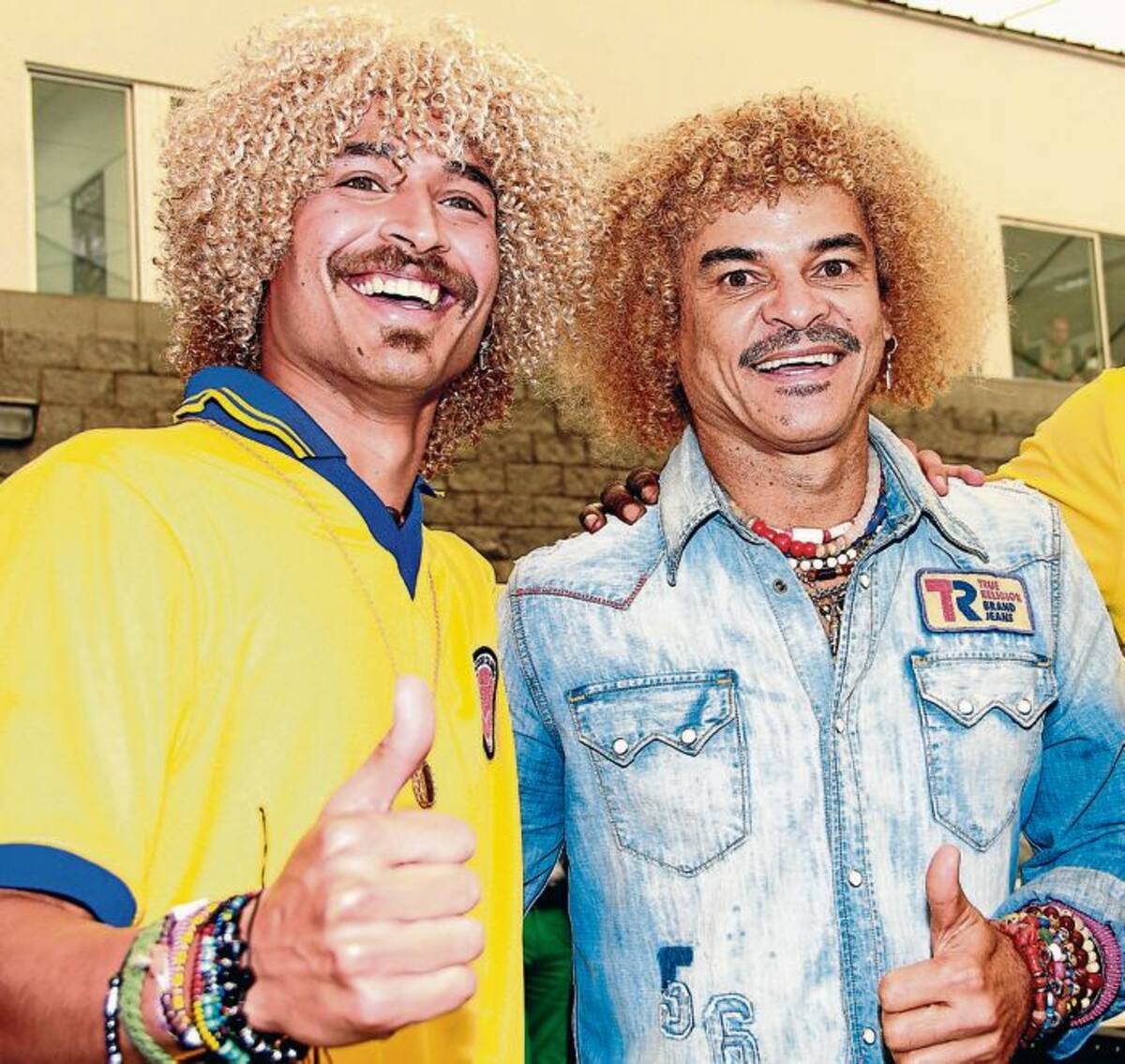 Édgar Vittorino y Carlos “El Pibe” Valderrama
