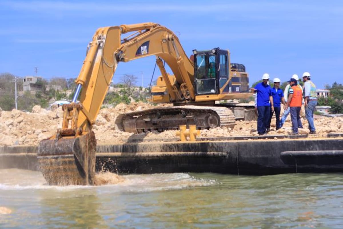 Comienzo de las obras en Tierrabomba. CORTESÍA