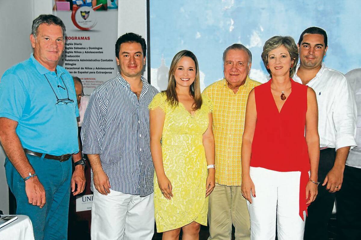 Hernán Guillermo Piñeres, Julián Giraldo, Lina Rodríguez, Manuel Domingo Rojas, María Teresa Del Castillo y Hans Londoño.