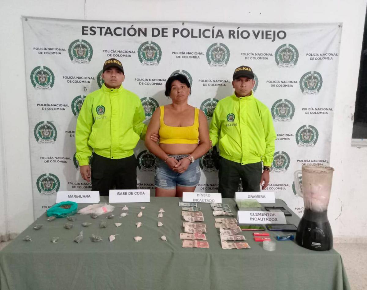 Los capturados quedaron a disposición de la autoridad competente. //Cortesía