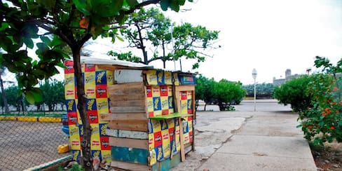¿Y esa casucha en pleno Parque de La Marina?