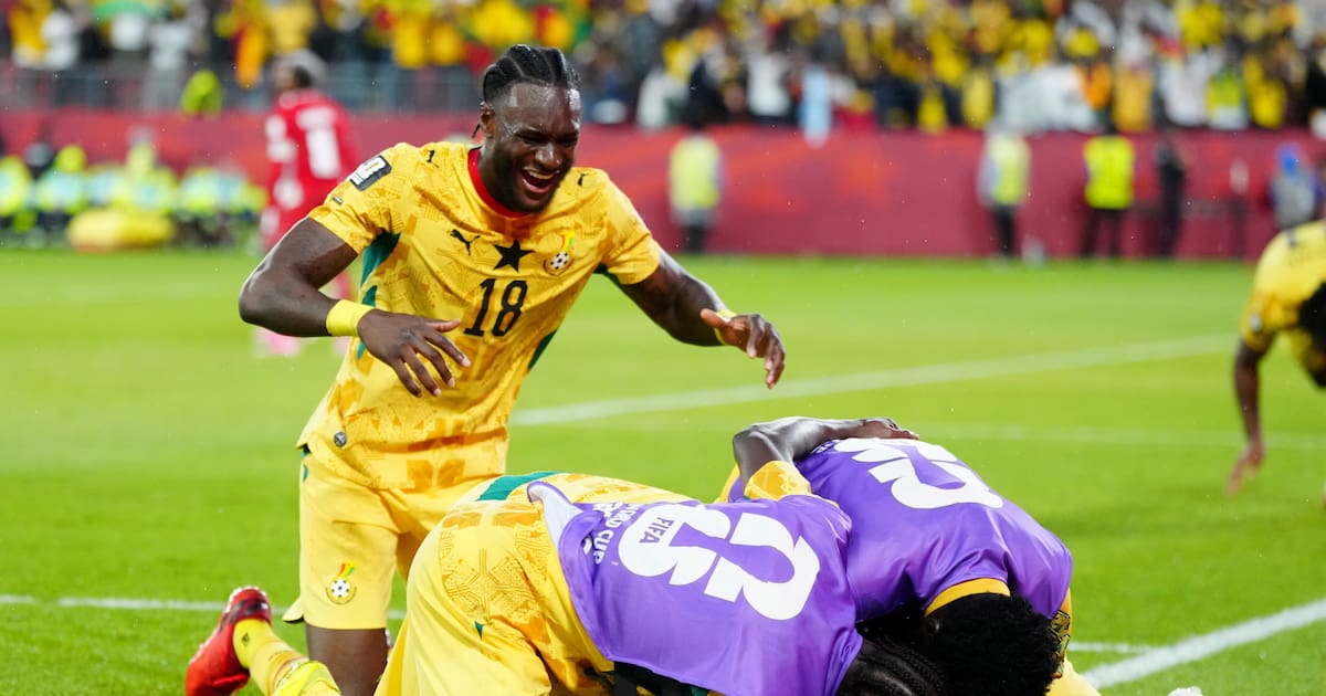Ghana, de Carlos Queiroz, se lo ganó con gol agónico a Panamá en su debut mundialista