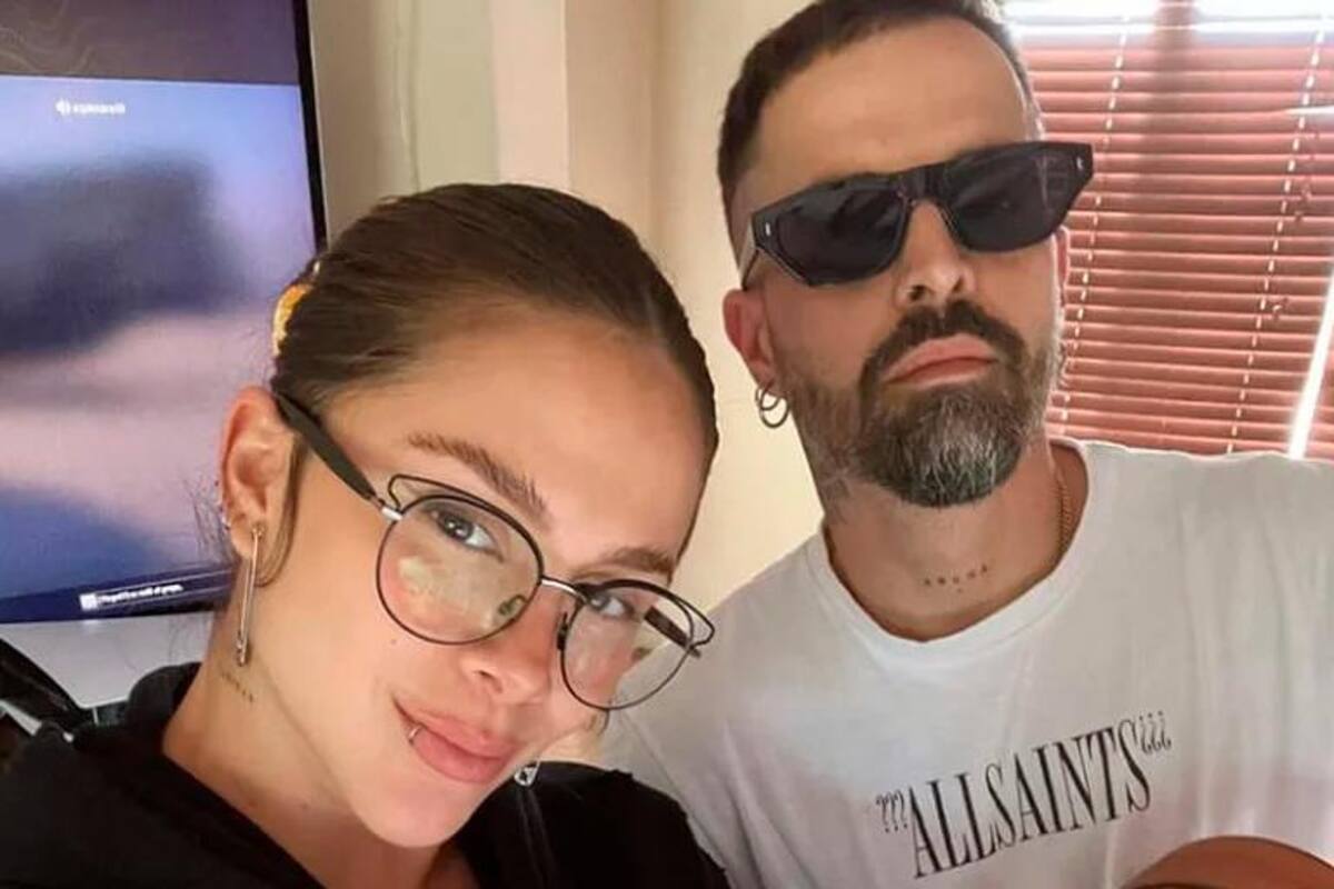 Video: el coqueto gesto de Mike Bahía con Greeicy en pleno concierto