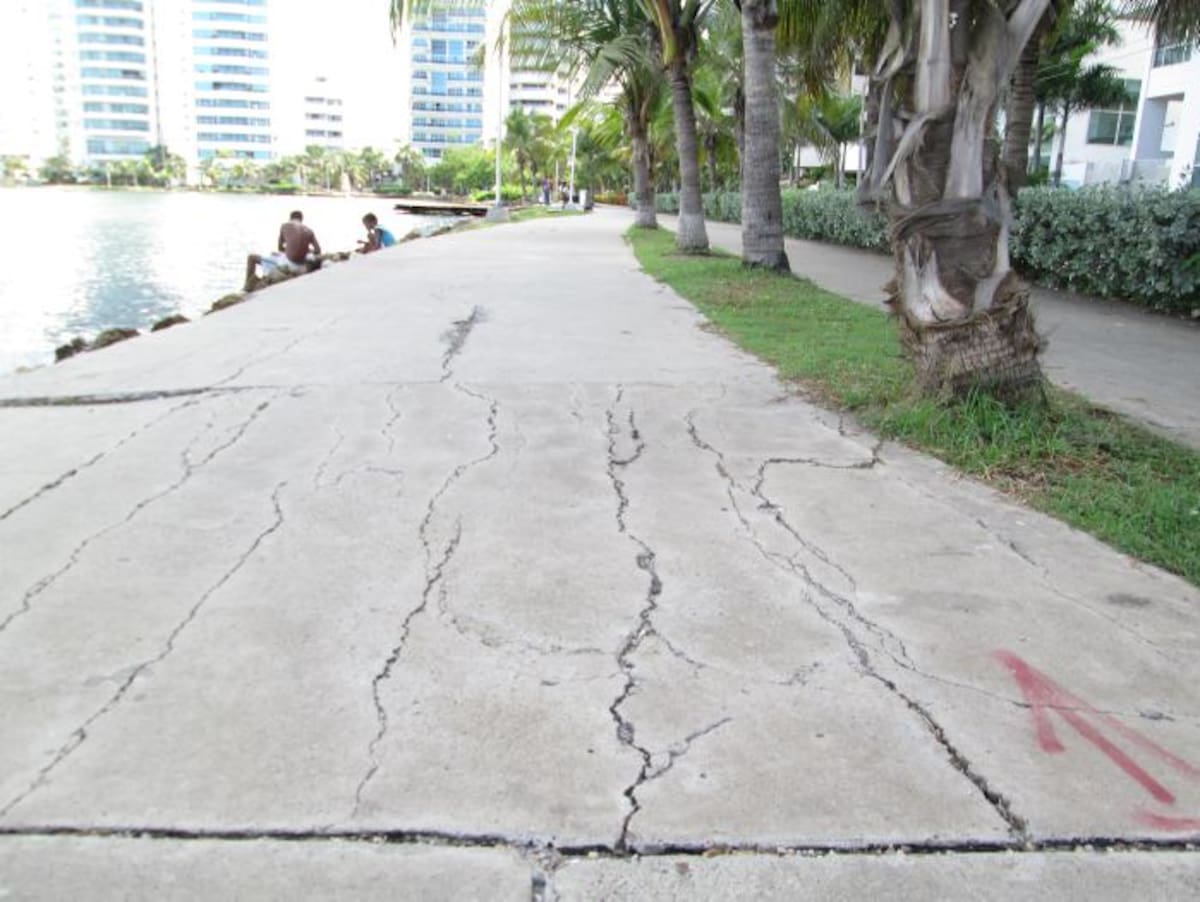 Los sitios donde el deterioro se asoma simple vista serán intervenidos de manera prioritaria. PEDRO TORRES, GENTE BAHÍA - EL UNIVERSAL