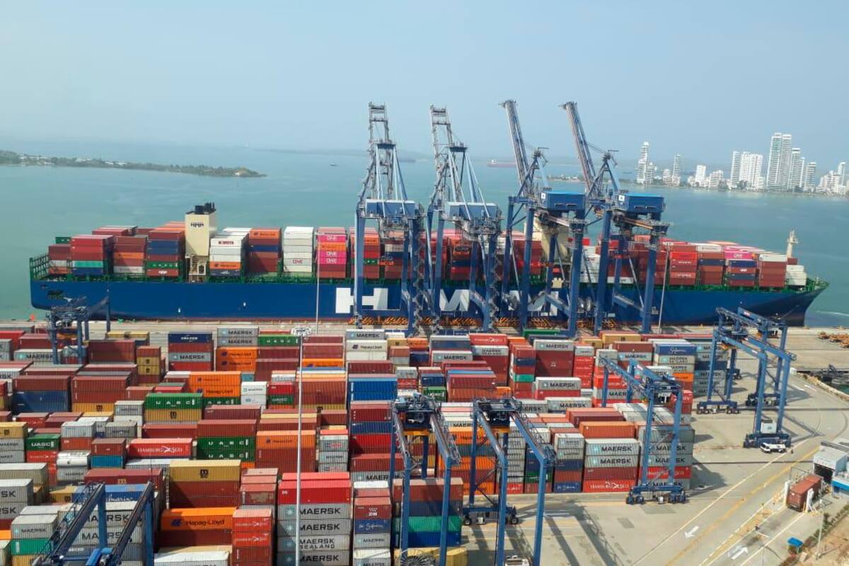 Hyundai Hope, el portacontenedor más grande que ha llegado a Cartagena
