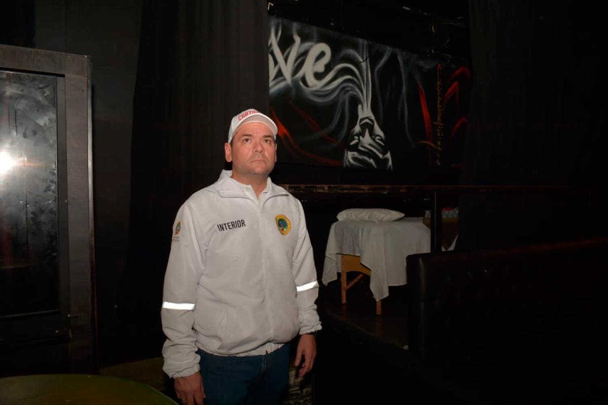 Bruno Hernández, secretario del Interior de Cartagena en los operativos. // Cortesía