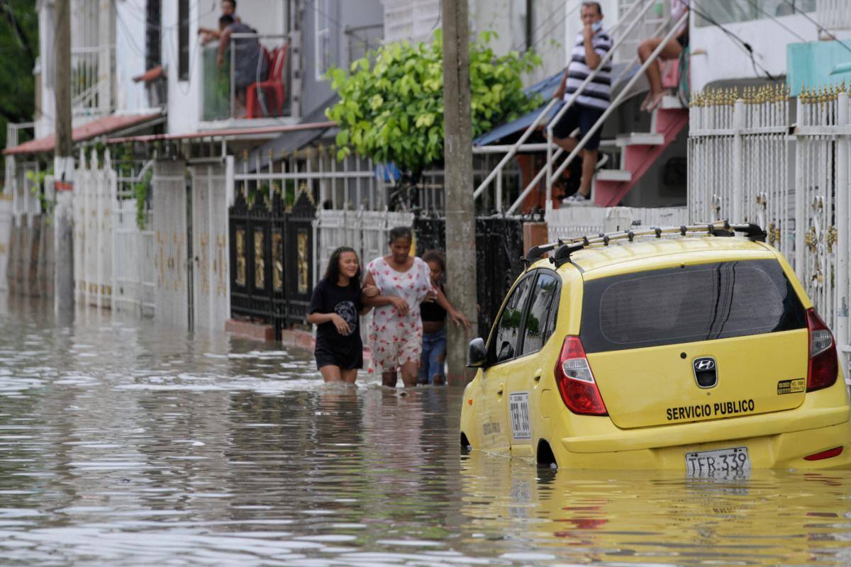 40 mil personas afectadas por las lluvias en Cartagena