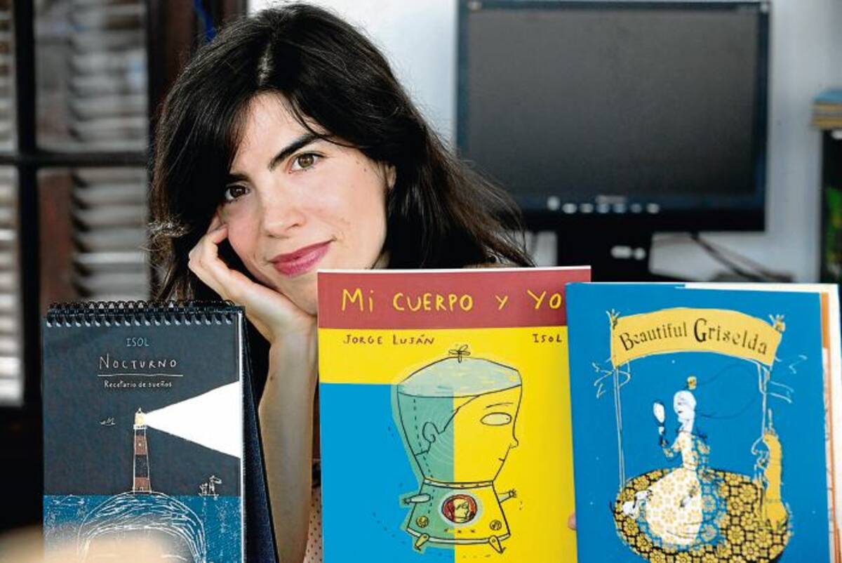 La escritora e ilustradora Isol (Marisol Misenta). FOTO: AP/NATACHA PISARENKO