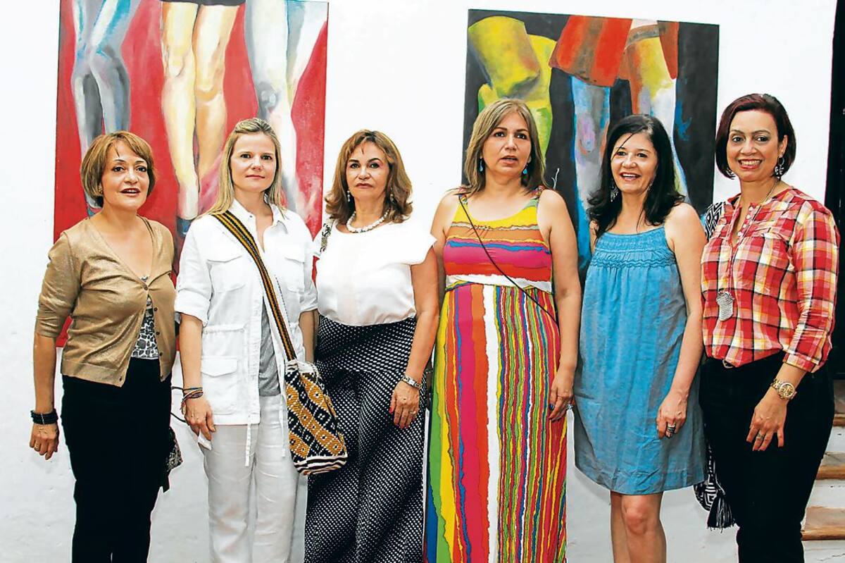 Patricia Uribe, Ana María Mejía, Elizabeth Rodríguez, Esperanza Prada, Liliana Munévar y Lilia Isabel Miranda.
