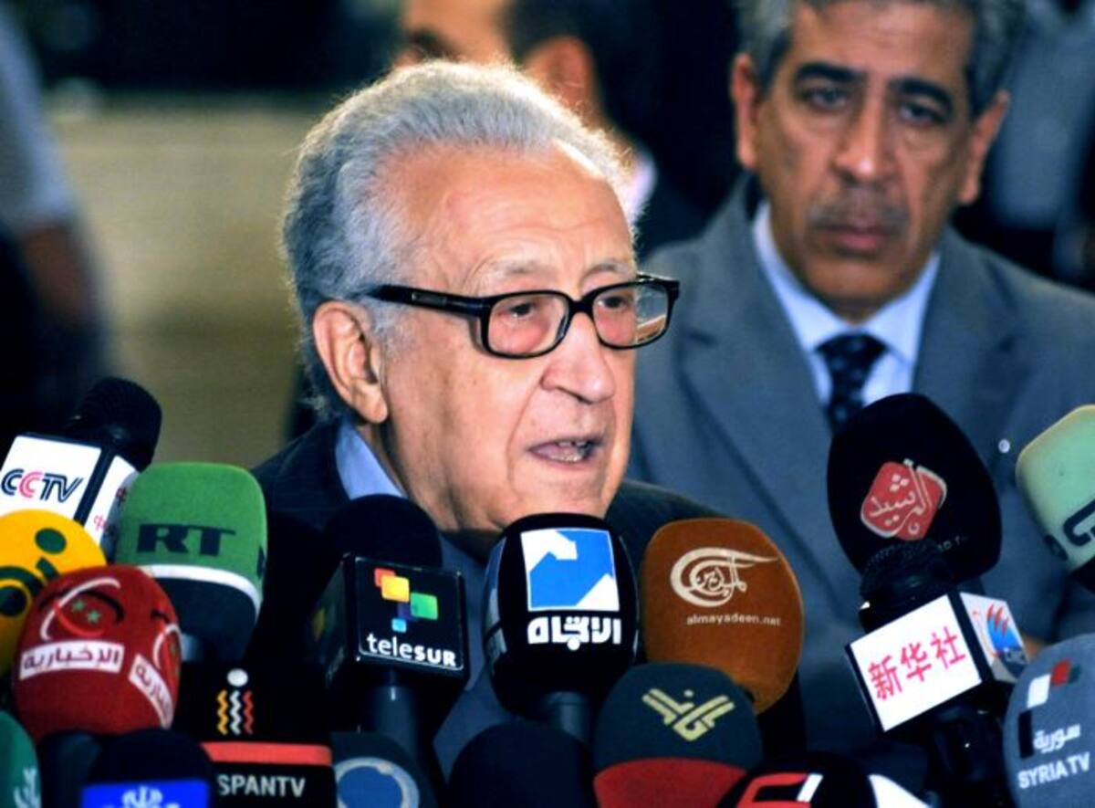 Lakhdar Brahimi, emisario internacional para Siria. AP HOPD