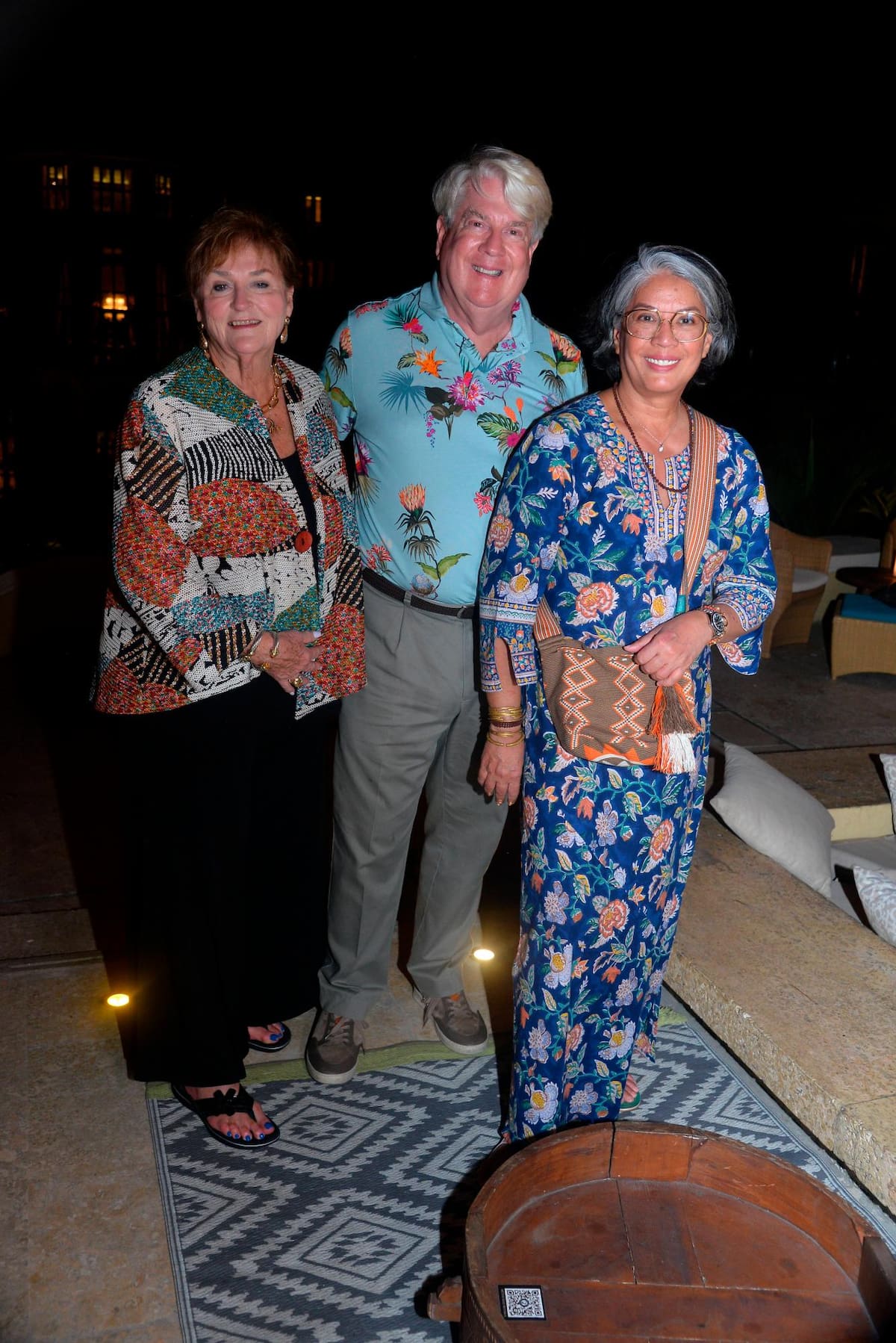 Anne Scully, Fritz Morsches y Tesa Totengco.