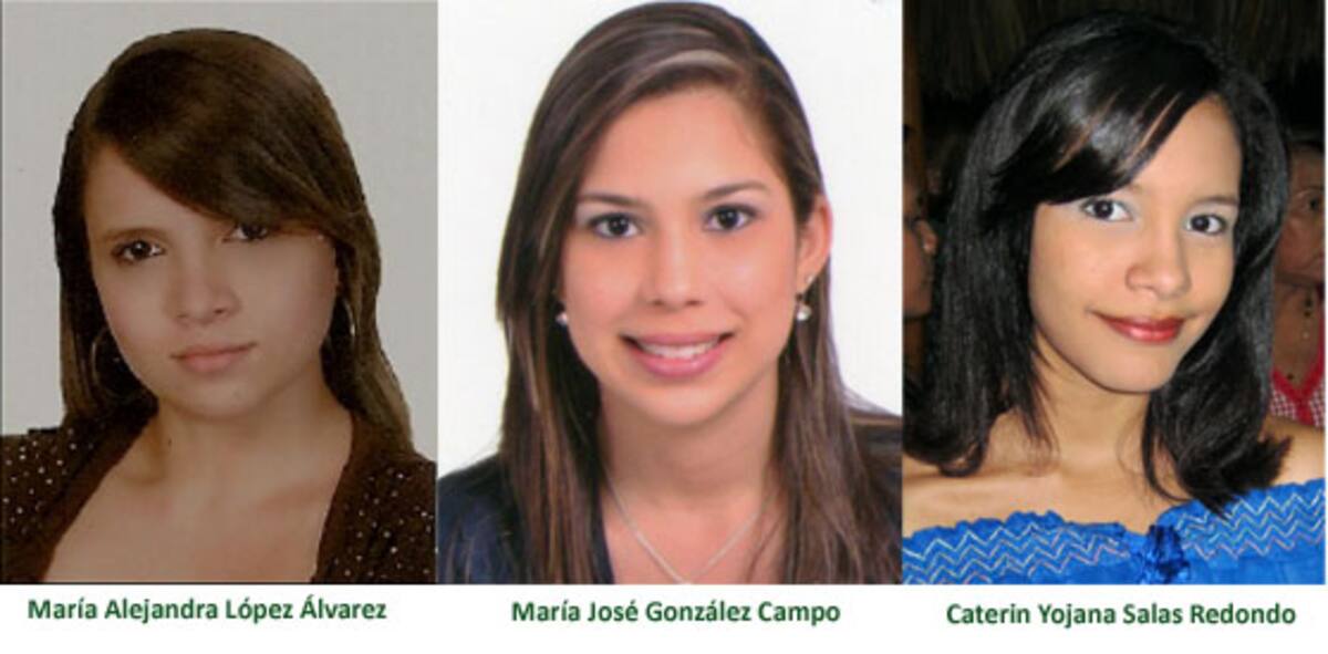 María José González, Caterin Salas y María Alejandra López, egresadas de la Universidad Tecnológica de Bolívar, resultaron beneficiarias con Programa Crédito - beca para posgrados en el exterior Colfuturo. Universidad Tecnológica de Bolívar