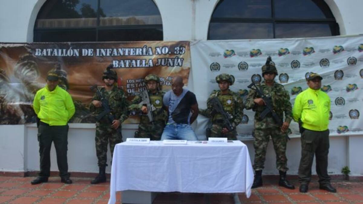 Capturado Vicente Cuesta, cabecilla del Clan del Golfo.