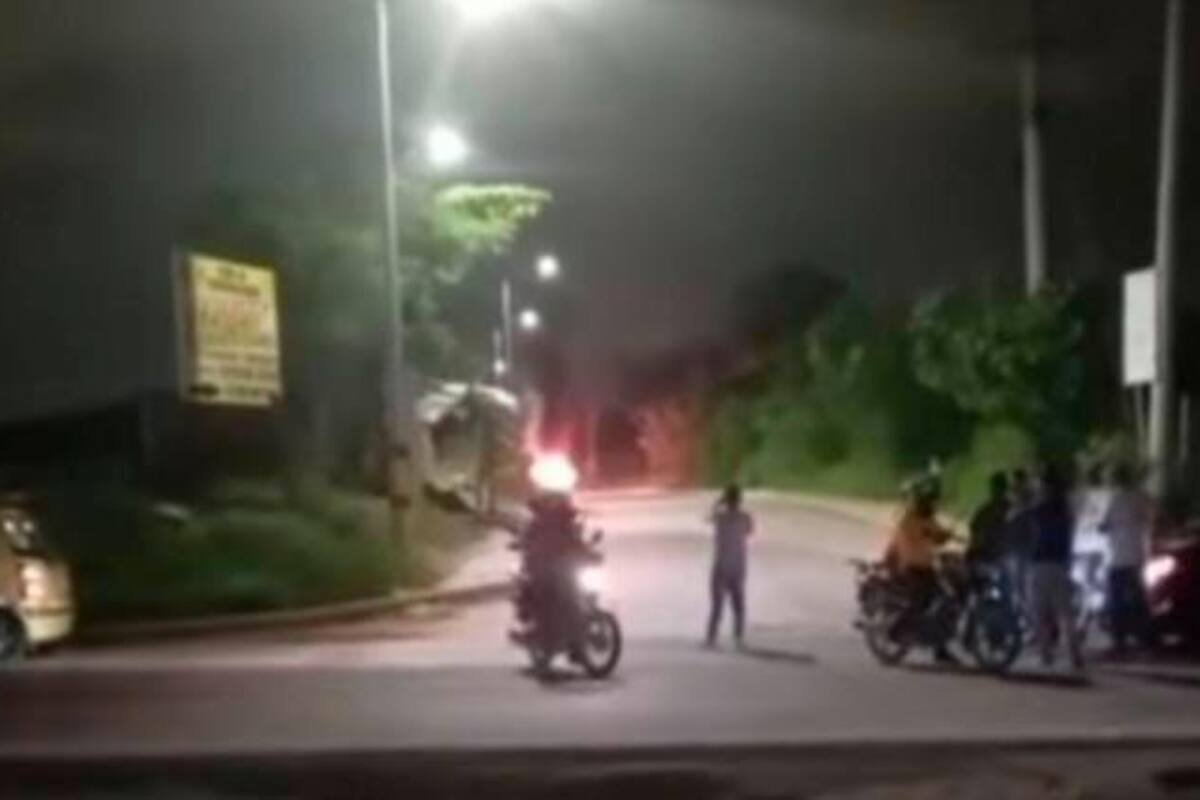 Incineran taxi cerca a la terminal de Cartagena, ¿Clan del Golfo?