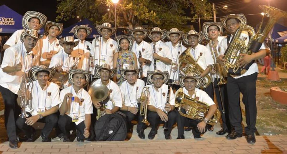 Armonías de Bolívar, gran ganadora del reciente Festival de Bandas de Chochó (Sucre) Cortesía - www.facebook.com/unibacbolivar1