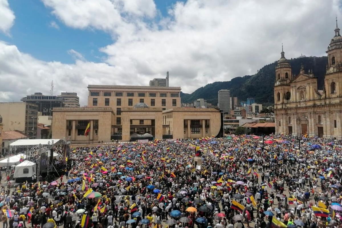 Así transcurrieron marchas de la oposición este 20 de junio