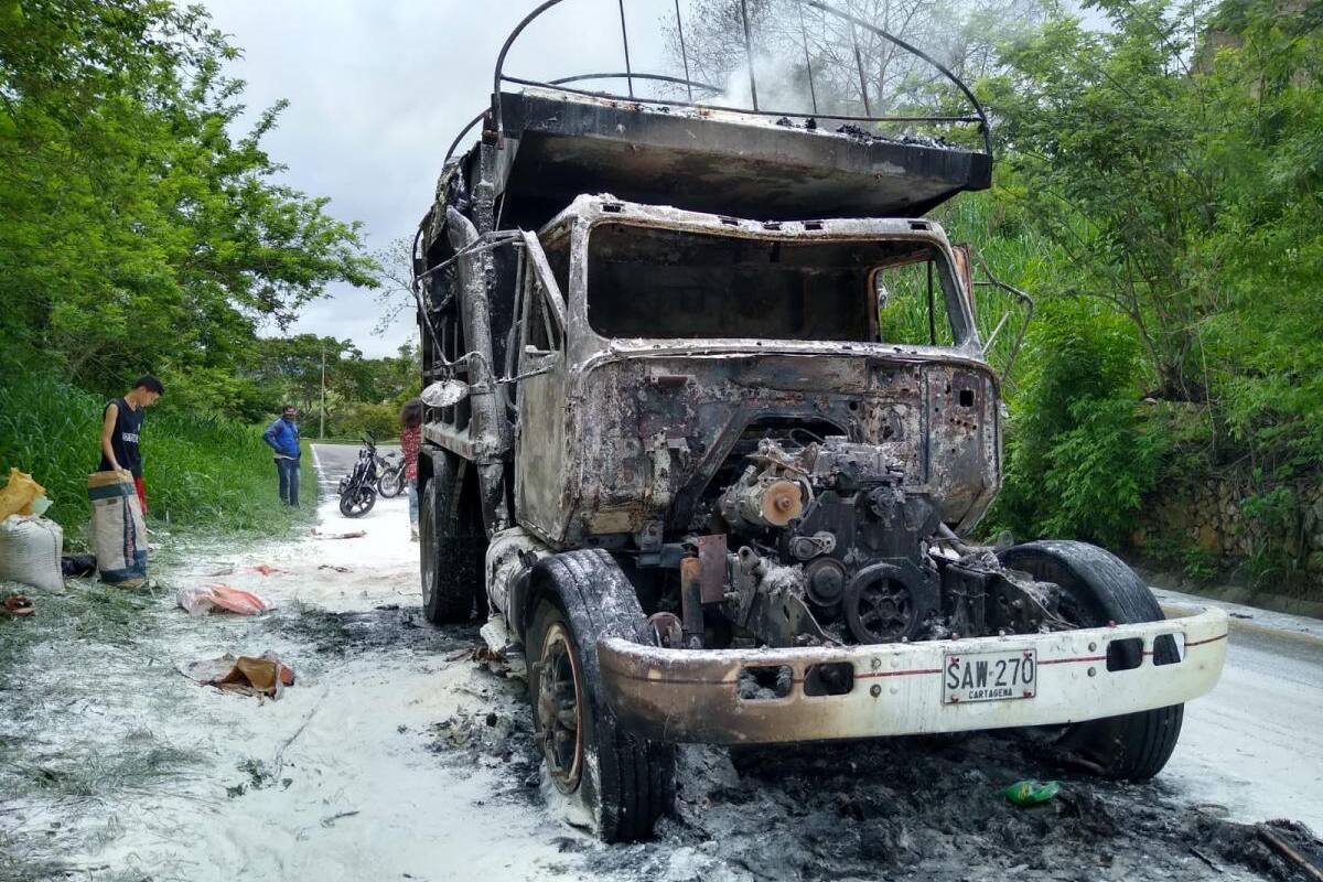 Varios actos terroristas fueron perpetrados en el departamento de Sucre
