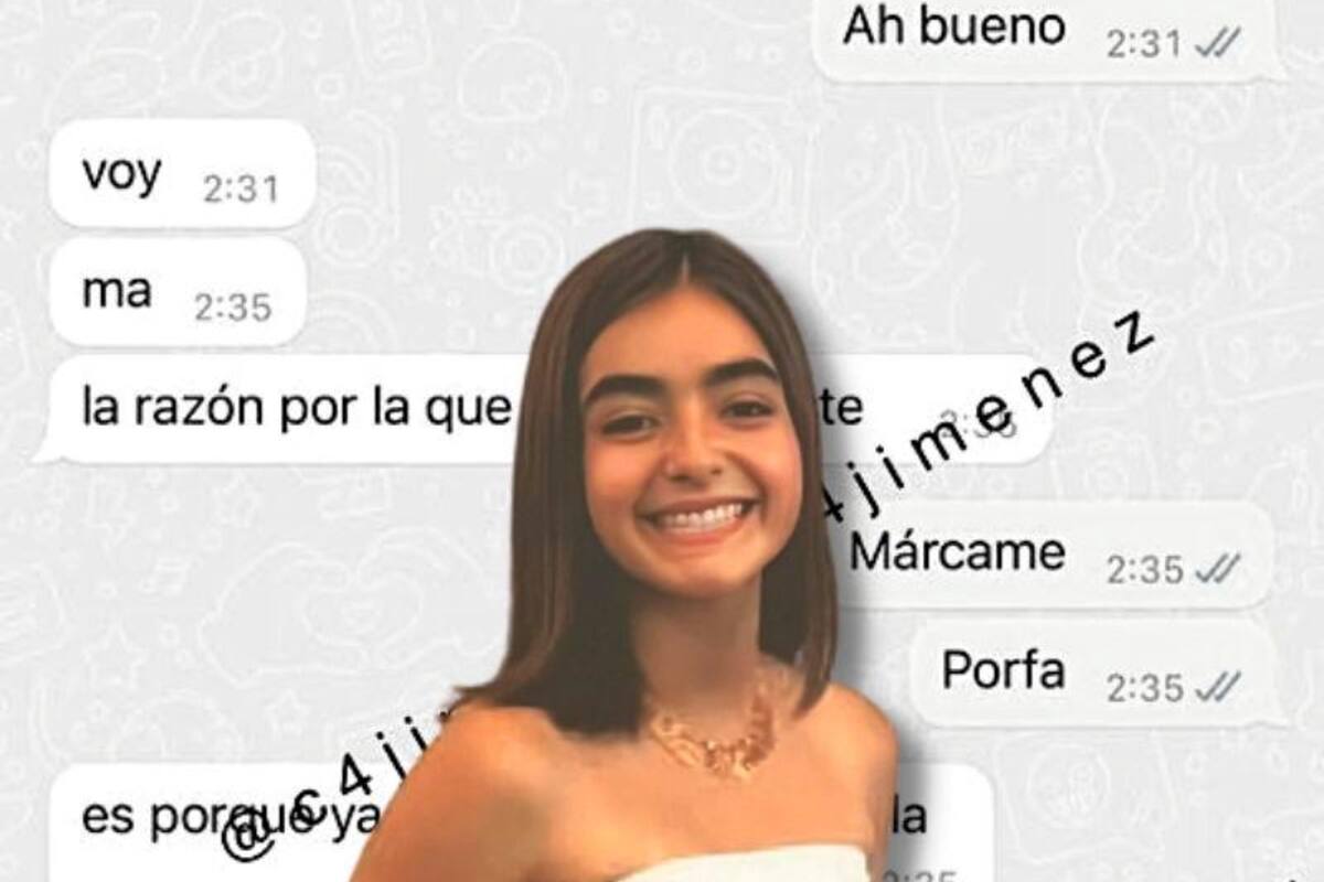 Este es el chat del presunto feminicida de Ana María Serrano con su madre