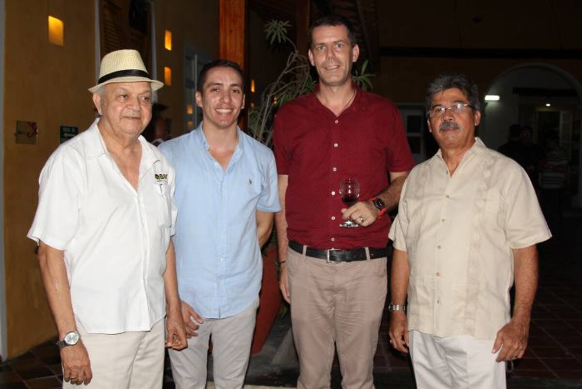 Leobardo Marrugo, Garcilaso De La Vega, David Siegrist y Eduardo Osorio. KAILLINE GIRALDO