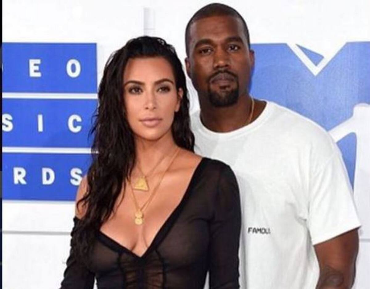 Kanye West y su esposa Kim Kardashian. INSTAGRAM.