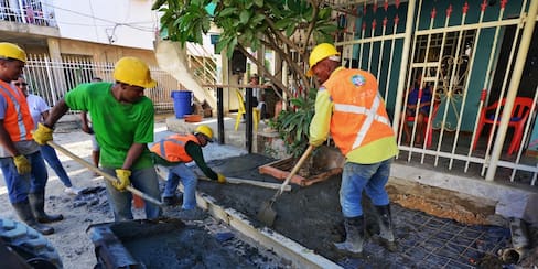 Así van las obras de pavimentación en calles de Villa Carmen, sector de San Pedro Mártir