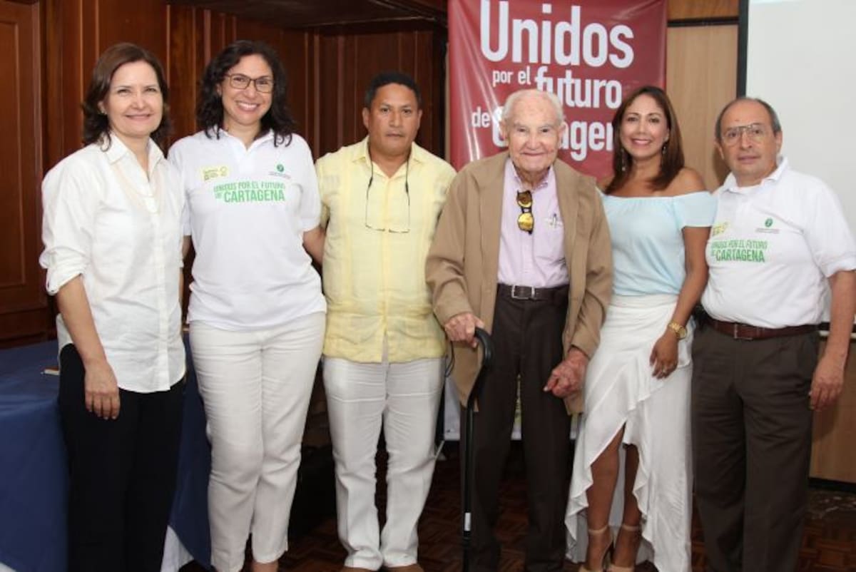 Judith Araújo, María Carrillo, Robinson Flórez, Alberto Araújo Merlano, Gigi Oviedo y Rodolfo Ardila./ KAILLINE GIRALDO - EL UNIVERSAL