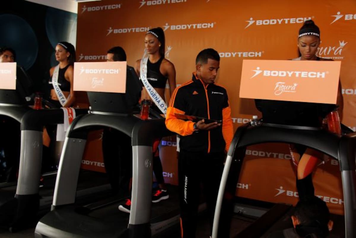 Haciendo cardio.