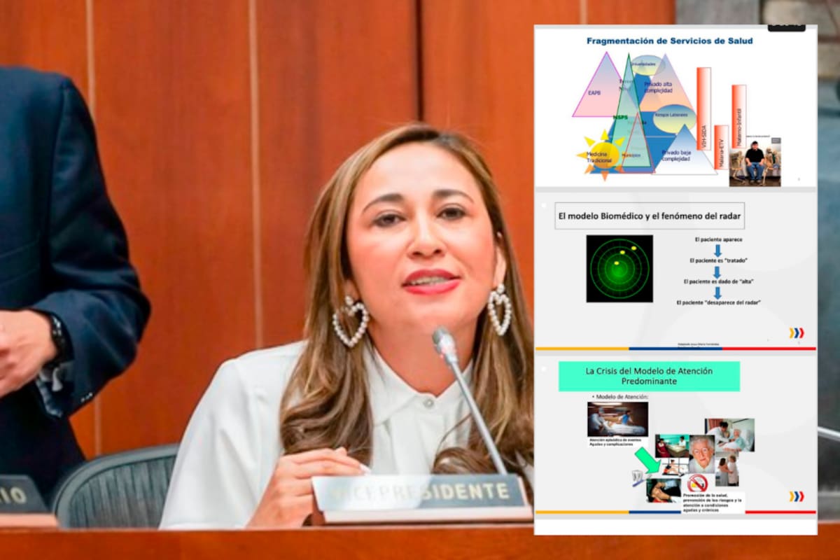 Polémica en el congreso por unas diapositivas que presentó Minsalud