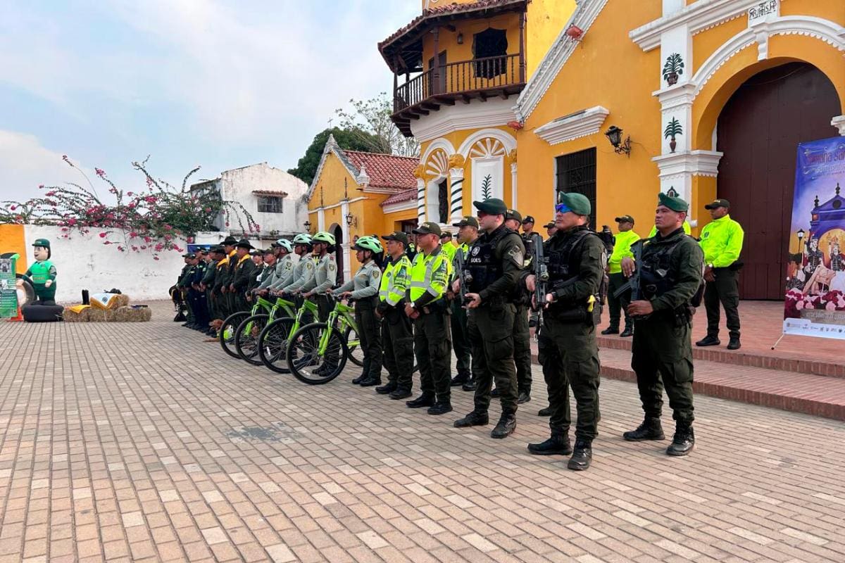 200 policías garantizarán la seguridad en Mompox en esta Semana Santa