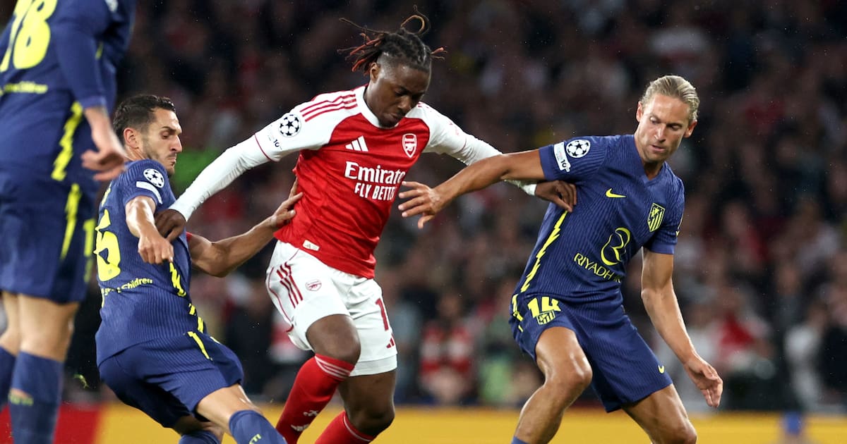 Video: With this huge goal Arsenal beats Atletico Madrid