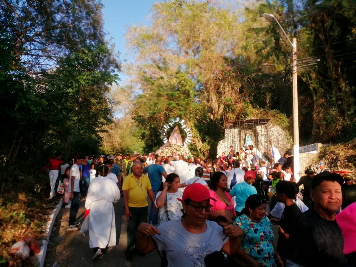 Procesión de la Virgen de La Candelaria. // Oscar Díaz