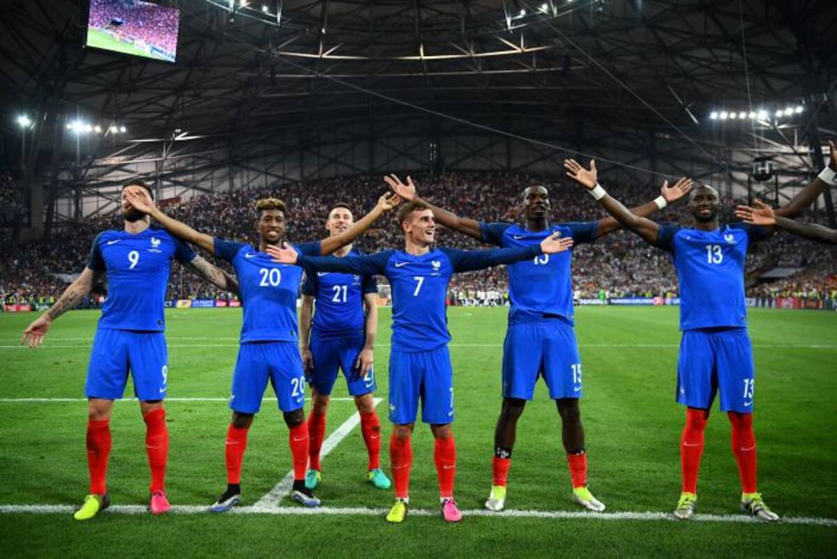 Francia se impuso a Alemania con dos goles de Griezmann. AFP