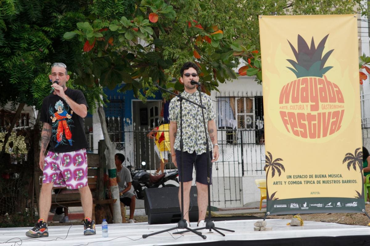 Un espacio de buena música, arte y comida típica de los barrios de Cartagena. // Foto: Oscar Díaz Acosta.
