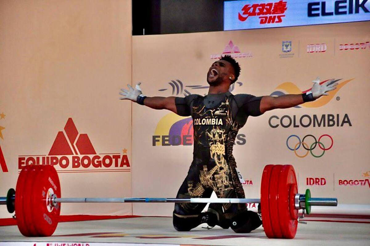 Francisco Mosquera es el nuevo campeón mundial en pesas
