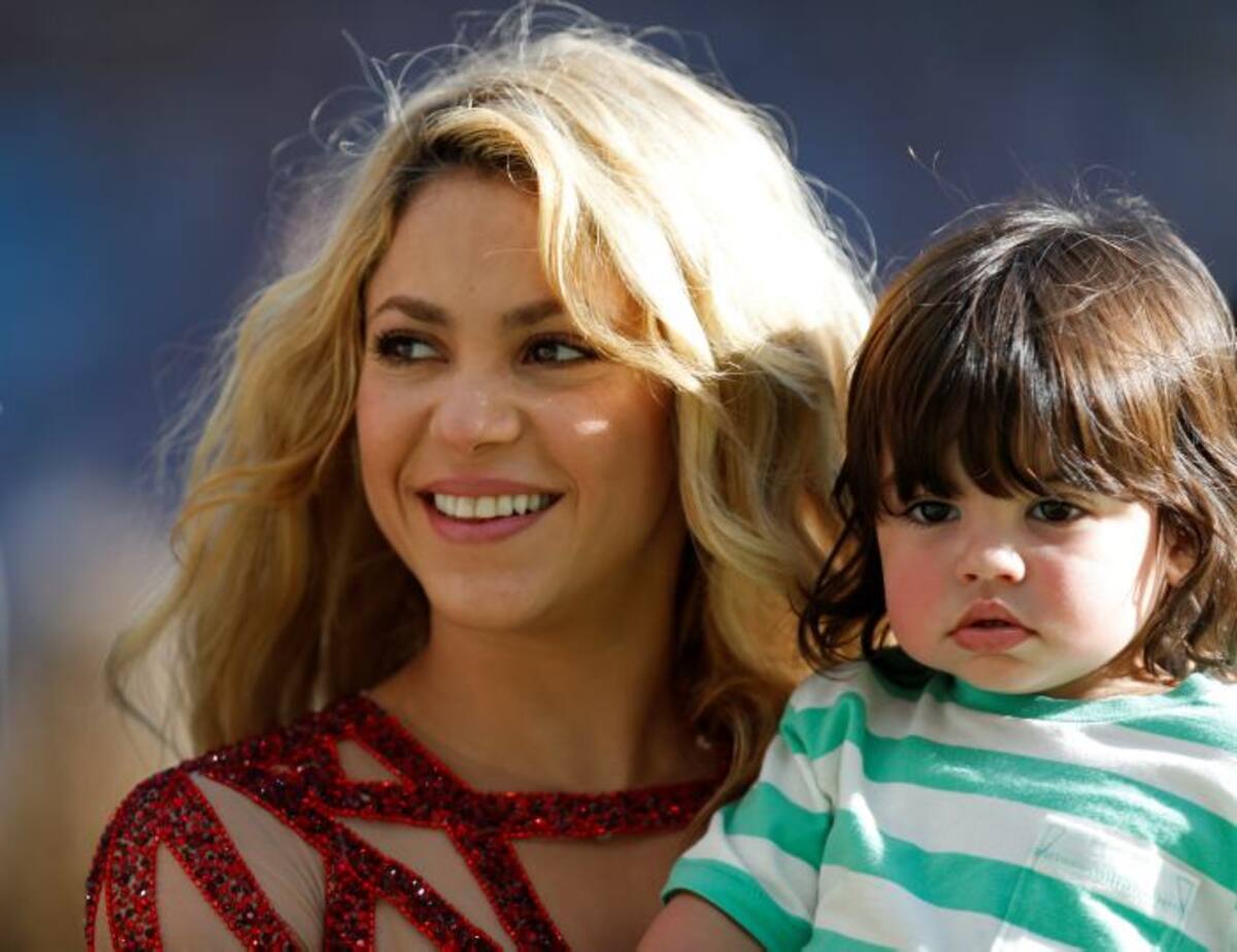 Shakira y Milan. AP Frank Augstein