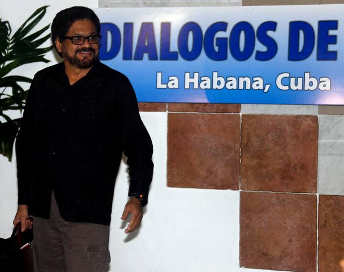 Los voceros de las Farc hablaron desde el Palacio de las Convenciones de La Habana. ARCHIVO