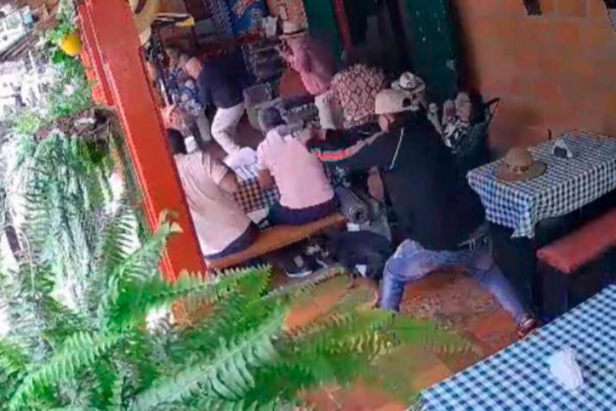 Video: Sicario asesinó a exguerrillero del Eln mientras desayunaba