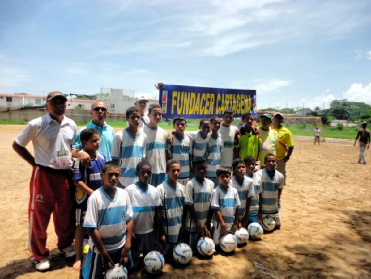 El equipo Julio Ariza confirmó su participación en el Mundialito de Fútbol Infantil. CORTESÍA FUNDACER