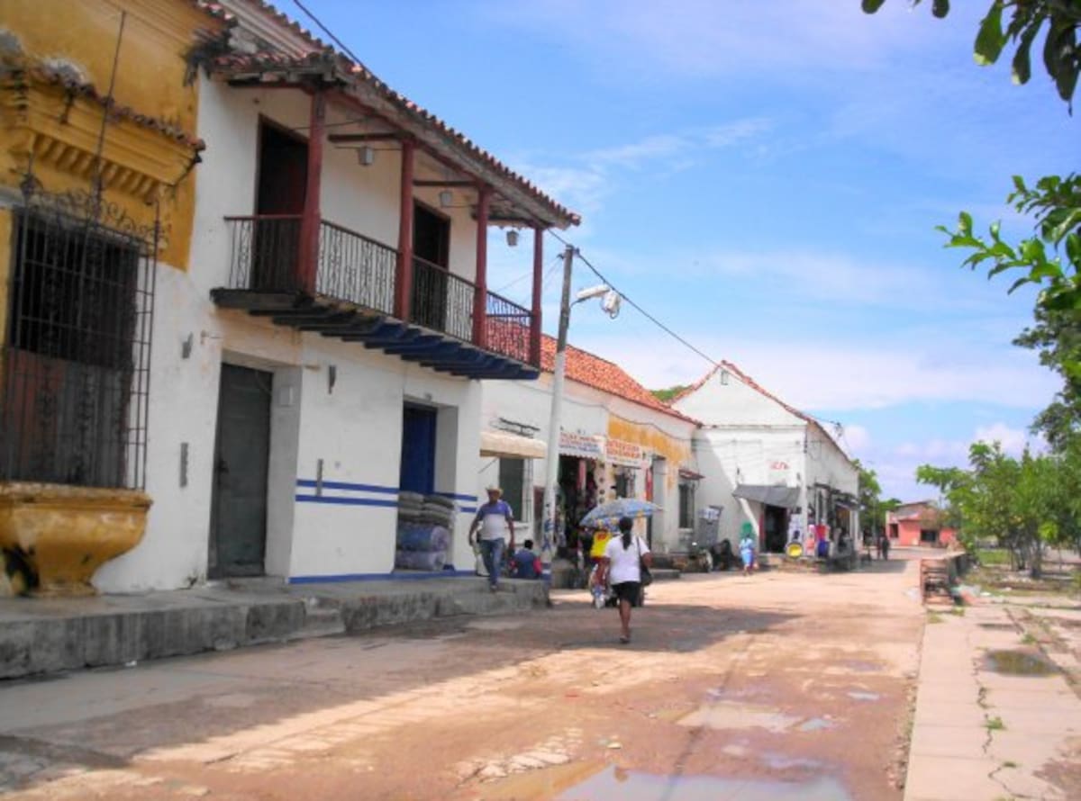 Construcciones de albarrada en Mompós.