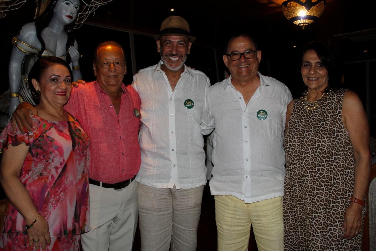 Martha Hernández, Jesús Pinedo, Julio Bustamante, Luis Piñeres y María Teresa Espinosa.