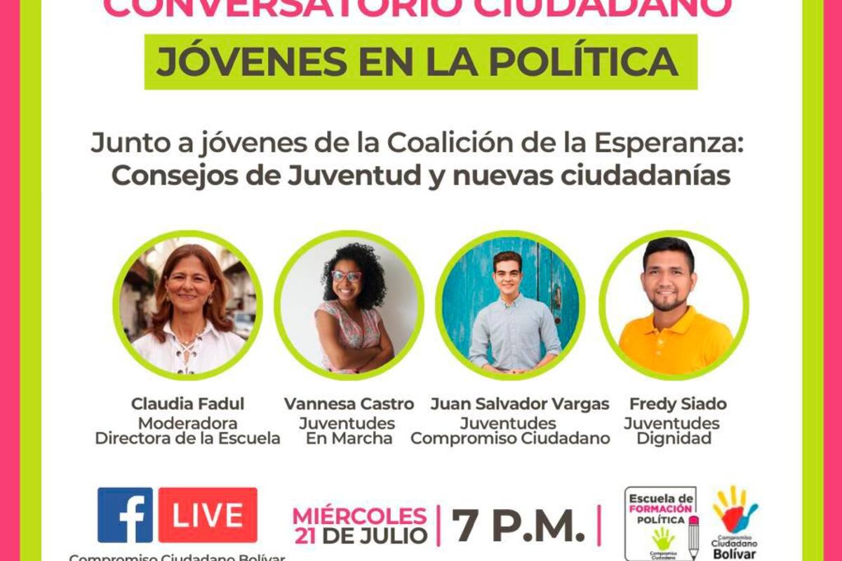 Jóvenes conversarán sobre elección de Consejos de Juventud