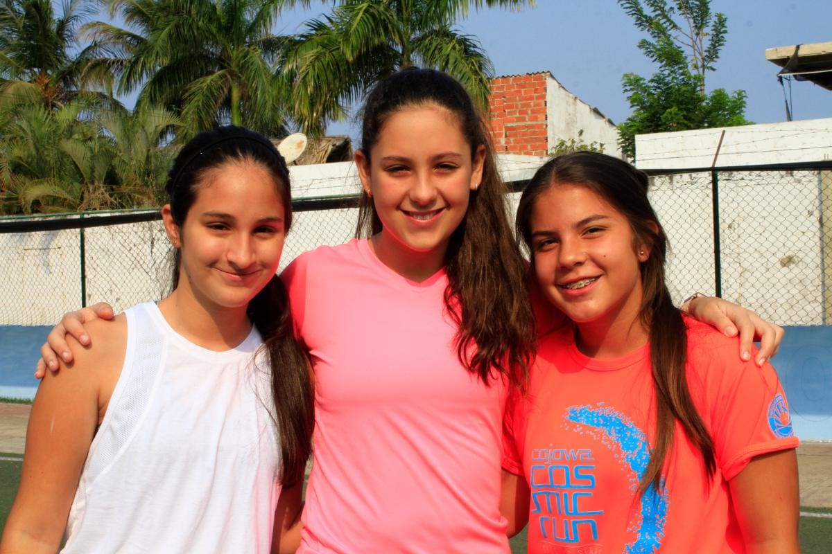 Silvana Barbosa, Sandra Vélez y Laura Paternina.