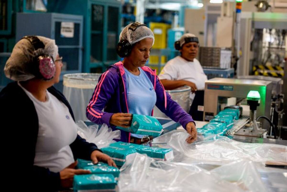 Instalaciones de la planta de Kimberly-Clark en Maracay, Venezuela. AFP FEDERICO PARRA