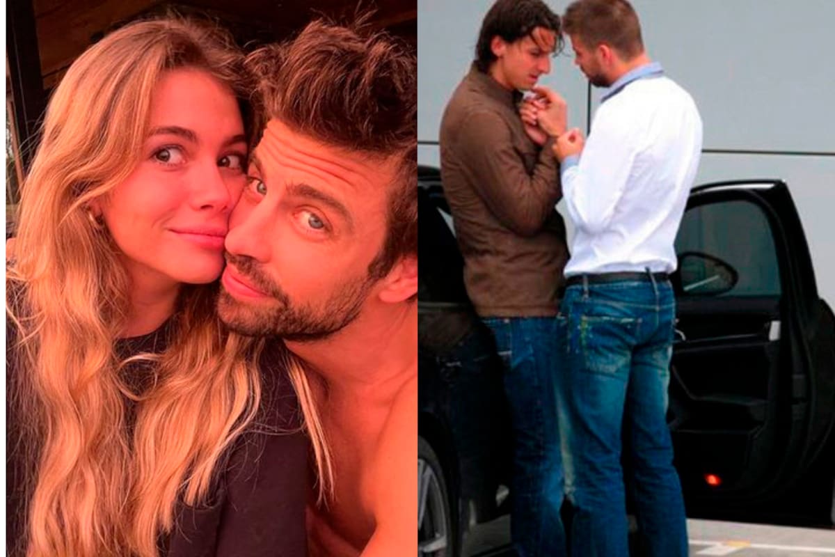 Reviven foto en la que Gerard Piqué parece coquetear con un hombre