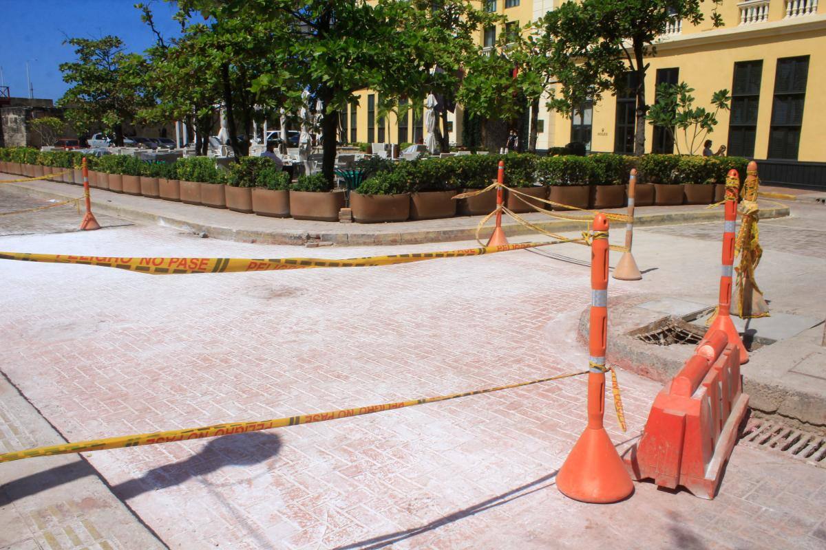 Terminan trabajos en la calle San Juan de Dios